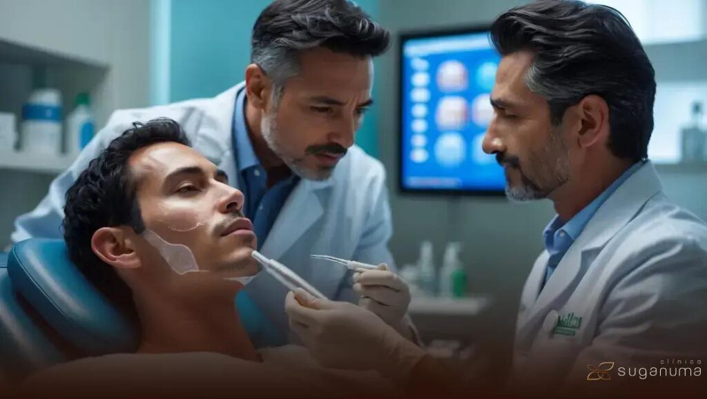 Rinomodelação Masculina: Técnicas Adaptadas Para o Rosto do Homem